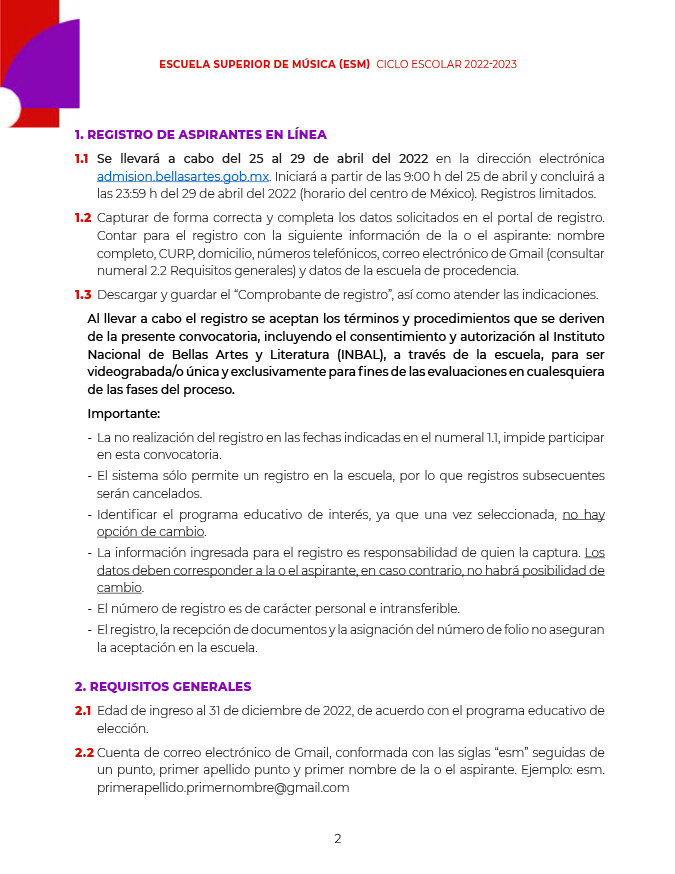 convocatoria-admision-escuela-superior-de-musica-2022-2